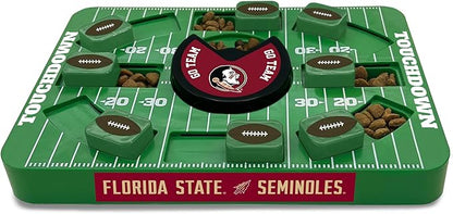 Pets First NCAA Florida State Large Puzzle Toy, New Size, Interactive Dog Treat & Slow Feeding Toy