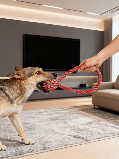 7 Pack Dog Rope Toys for Large Dogs - Colorful Red Blue Yellow Braided Rope Toys, Durable Dog Chew Toys for Aggressive Chewers