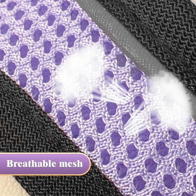YIMEIS Dog Harness and Leash Set, No Pull Soft Mesh Pet Harness, Reflective Adjustable Puppy Vest for Small Medium Large Dogs, Cats (Taro Purple, Medium (Pack of 1)