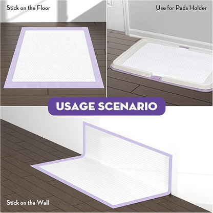CROCI Dog Pads Extra Large 28x34in, Puppy Pads with Adhesive Tabs Super Absorbent Up to 8 Cups, Disposable (40 Counts)