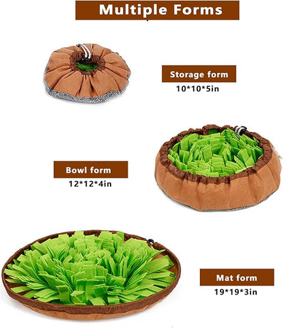 TMLDOT Snuffle Mat for Cats - Cat Slow Feeding Mat, Lick Mat for Cats, Puzzle Toys Interactive Game for Boredom, Cat Treat Dispenser Indoor Outdoor Stress Relief