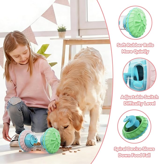 MateeyLife Interactive Dog Puzzle Toys for Small Medium Large Breed - Durable Smart Puppy Enrichment Dogs Toy to Keep Them Busy, Mental Brain Stimulation Treat Dispensing Training & Slow Feeder