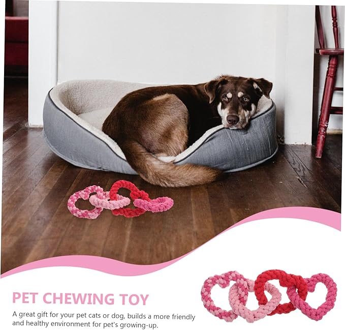 1Pcs Dog Rope Toys Chew Rope Cotton Dog Pull Indestructible Toy Tug Toy for Large s, Cleaning Chew Toys
