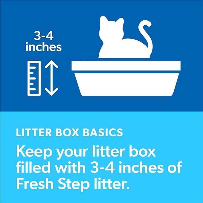 Fresh Step Light Weight Clumping Litter, Extra Strength Formula With Febreze Freshness, 15.4 lb. Box (Package May Vary)