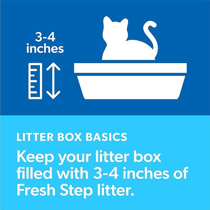 Fresh Step Light Weight Clumping Litter, Extra Strength Formula With Febreze Freshness, 15.4 lb. Box (Package May Vary)