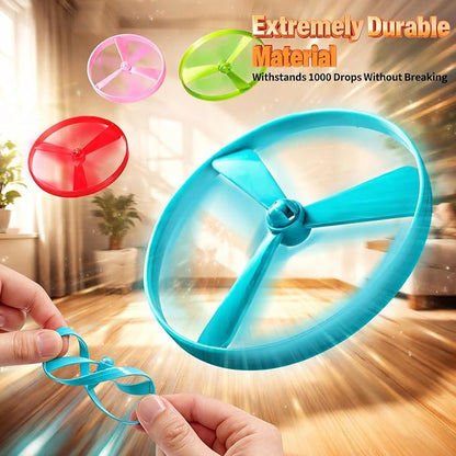 BABORUI Cat Toy Disc Launcher, Rechargeable Interactive Cat Fetch Toy Launcher with 8 Flying Discs, Flying Enrichment Toys for Indoor Bored Kittens & Adult Cats (White)