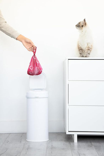 Ubbi Pet Waste Sacks, Lavender Scented Cat Litter Disposal Bags, Leak Proof and Easy Tie, 200 Count (Pack of 1)