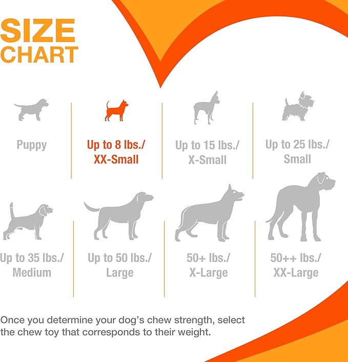 Nylabone Moderate Chew Flexi Chew Bone Peanut Butter & Bacon XX-Small/Tiny (2 Count)