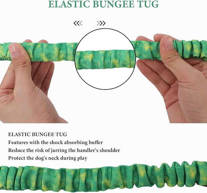 Dog Ball On a Rope Dog Toy, Dog Rope Toys with Handle for Tug, Tug Ball Toy for Small Medium Large Dogs Ideal for Interactive Dog Training and Dogs of All Ages | 45cm (18inches) in Size