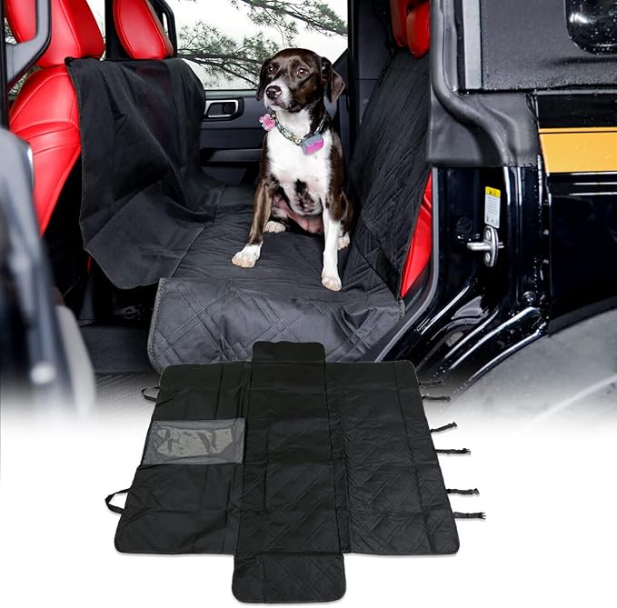 IAG I-Line Rear Seat Pet Mat Protector for Ford Bronco 4 Door 2021+ (Not Sport)
