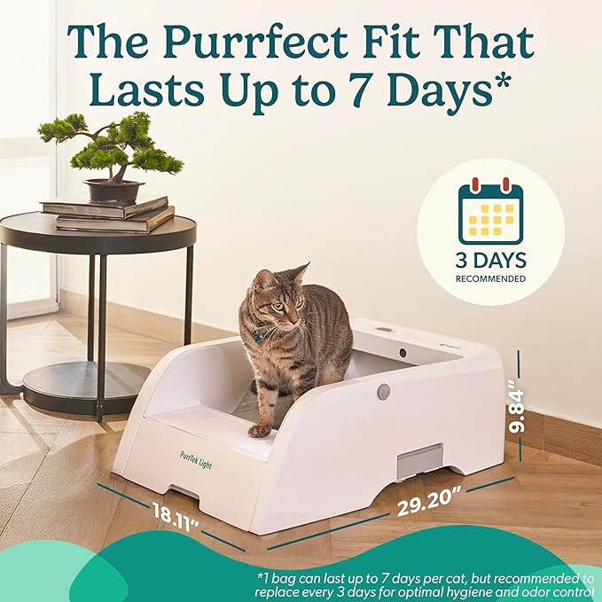 Automatic Self Cleaning Litter Box for Cats with APP Control Smart SelfCleaning Cat LitterBox, Automatic Cleaning, Odor Control, Quiet & Easy Maintenance