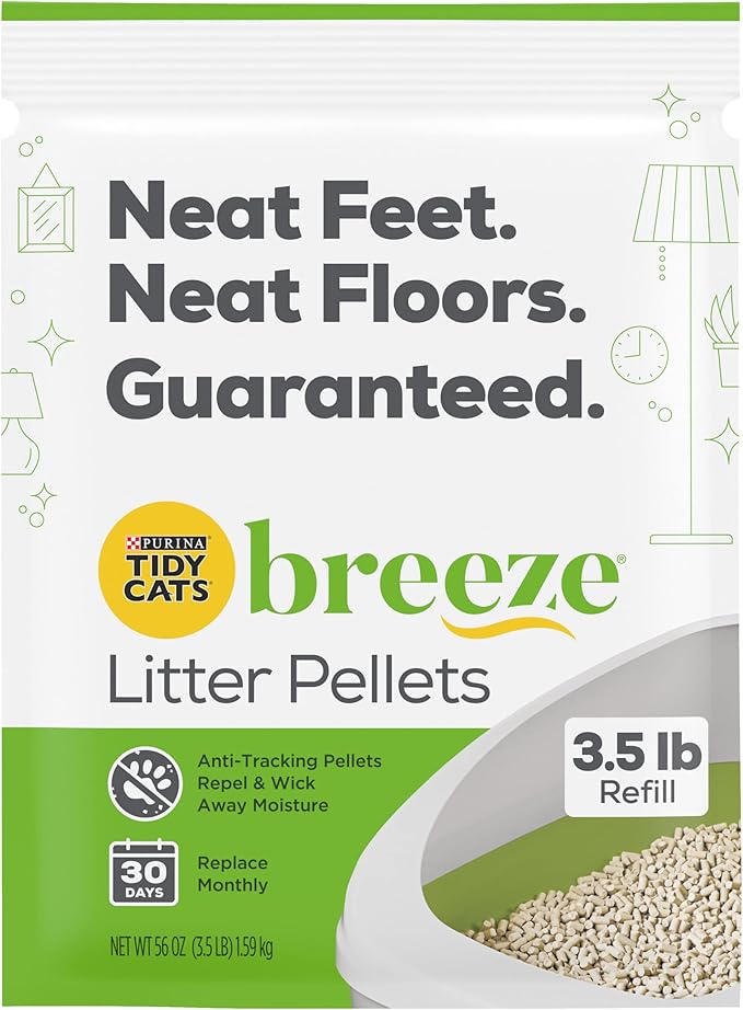 Purina Litter Tidy Cat Breeze Pellets, 3.5 lb (Pack of 3)