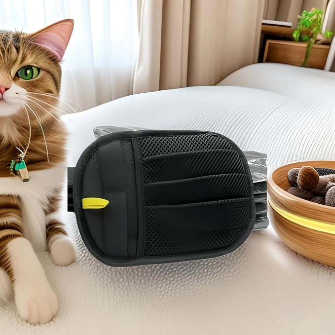 Pet Hair Remover Glove for Dogs & Cats – Reusable Electrostatic Lint Remover for Couch, Furniture, Carpet & Clothing, 5-Finger Design Pet Hair Removal Tool for Sofa, Car Seat & Bedding