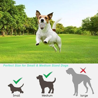 SOCO Automatic Ball Launcher for Dogs with Random Mode, 3 Settings to 45FT, Rechargeable Dog Ball Thrower with 4 ETPU Tennis Balls for Small Medium Breeds