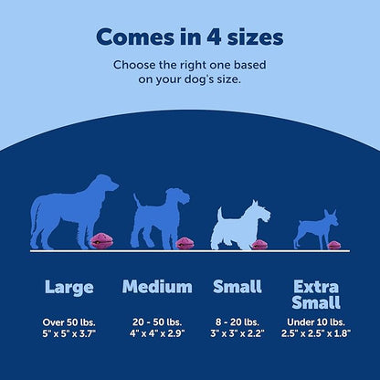 PetSafe Busy Buddy Twist'n Treat - BPA-Free Adjustable Meal Dispenser & Training Toy - Interactive Enrichment for Hard Chewers - Compatible with Hard & Smearable Treats - Helps Clean Teeth - Small