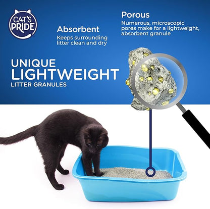 Cat's Pride Lightweight Clumping Litter: Baking Soda - Powerful Odor Control - Scented, 10 Pounds
