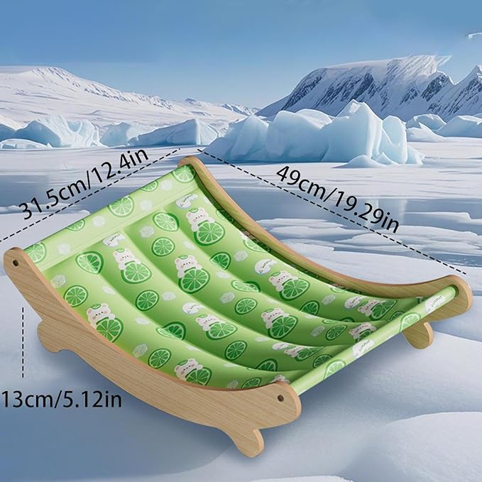 Pet Summer Cooling Chair – Cat Recliner Mat, Ice Nest Hammock, Cooling Sofa Cradle | Lightweight Breathable Design Relaxing Bed for Cats Kittens Indoor Use