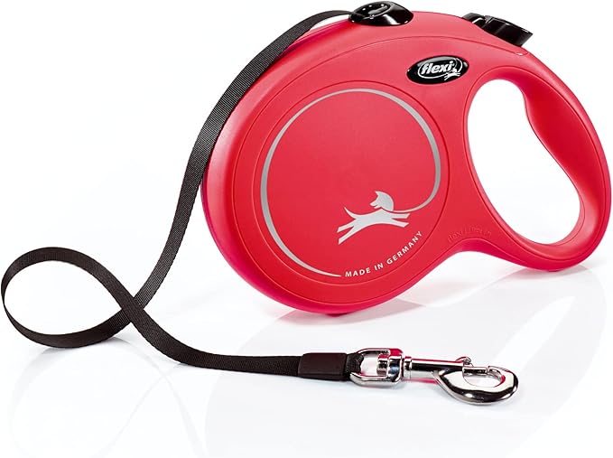 Flexi New Classic Tape Retractable Leash, Red, Large/26'