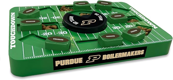 Pets First NCAA Purdue Large Puzzle Toy - Interactive Dog Treat Toy, New Size, Slow Feeding