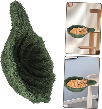 Cat Tree Hammock Replacement Bed Cozy Cat Tree Attachment Versatile Hanging Nest Flexible Installation Elegant Design Encourages Activity and Climbing