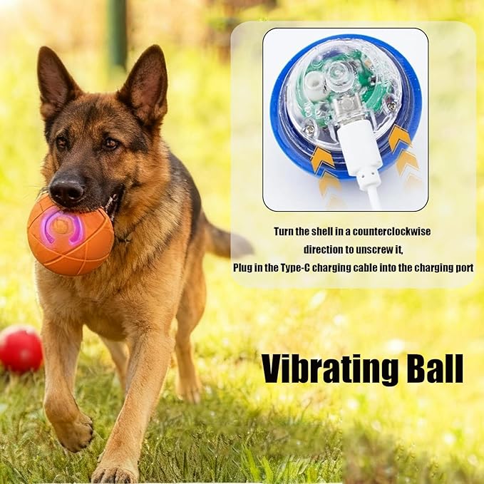 Valentines Day Gifts Dog Balls Interactive Dog Toys 2pc Shaky Ball Toy for Dogs Electric Rolling Pet Toy Dogs ball launcher Dog Chew Toys Rolling Balls for Do gs Smart Jumping Ba ll Training Jolly Toy