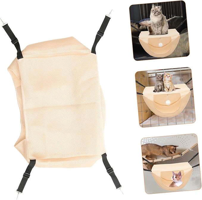 Comfortable Cat Hanging Bed Breathable Sleeping Hammock for Use Nest for Cats Kittens and Pets Washable Design Cozy Place for Resting