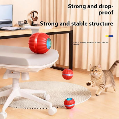 Interactive Cat Toys for Indoor Cats,Automatic Moving Kitten Toys,Cat Toys for Bored Indoor Adult Cats,Smart Rechargeable Cat Enrichment Toys for Cats to Keep Them Busy, Cat Balls Pet Toys