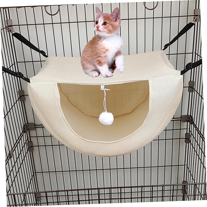 Comfortable Cat Hanging Bed Breathable Sleeping Hammock for Use Nest for Cats Kittens and Pets Washable Design Cozy Place for Resting