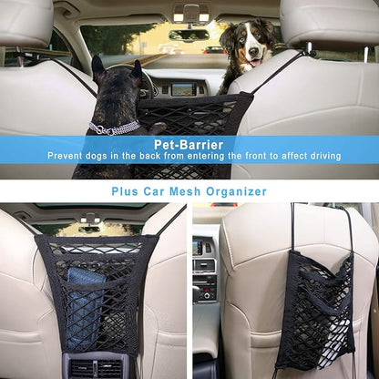 Bark Lover Deluxe Dog Seat Cover for Front Seat-More Durable Waterproof Front Seat Protector, High Heat Resistant and Nonslip Front Seat Cover for Dogs Kids, Universal Size (Black)