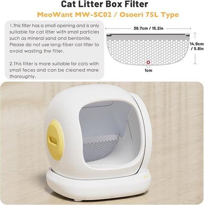 SAROSORA Cat Litter Sifter Exclusive for MeoWant Self-Cleaning Cat Litter Box (for Model : MW-SC02)