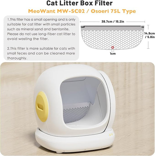 SAROSORA Cat Litter Sifter Exclusive for MeoWant Self-Cleaning Cat Litter Box (for Model : MW-SC02)