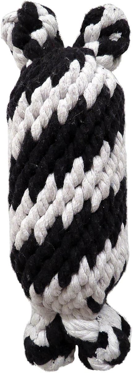 Scoochie Pet Products Super Scooch Braided Rope Man with Squeaker Dog Toy, Large, 9-Inch