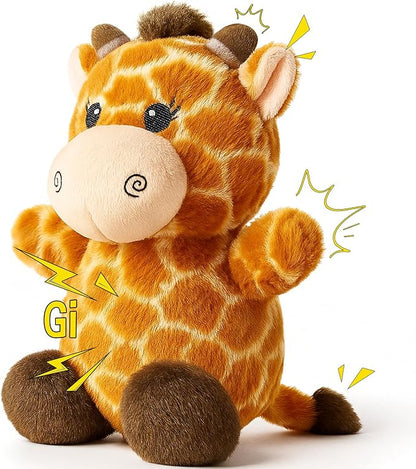 Dog Toy for Small & Medium Puppies – Squeaky Plush Giraffe with Crinkle, Cute Stuffed Puppy Toy for Boy & Girl Dogs, Birthday Gift to Keep Them Busy and Relieve Boredom