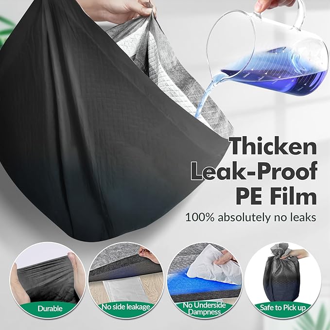 Upgraded Charcoal Puppy Pads, Thicken XXL 36’’x36’’ Pee Pads for Dogs, Super Absorbent Up to 12Cup, Odor Control & Leak Proof Dog Training Pads for Surgery, Older,Puppy, 45 Counts