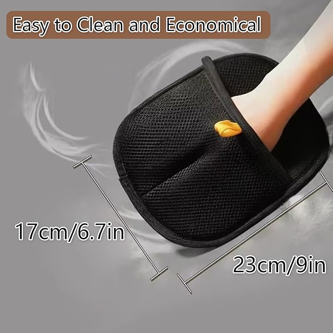 2pcs Set Pet Hair Remover Glove, Grooming Gloves for Dogs and Cats,Reusable Cat & Dog Hair Remover for Couch, Furniture (24X18CM)