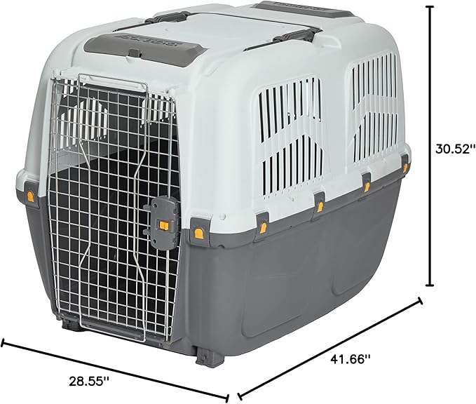 MidWest Homes for Pets Skudo Plastic Carrier, Ideal for Large Dog Breeds with an Adult Weight of 71-90 Pounds