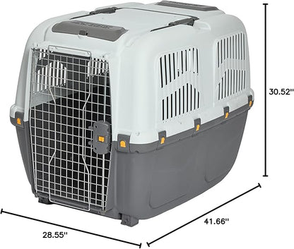 MidWest Homes for Pets Skudo Plastic Carrier, Ideal for Large Dog Breeds with an Adult Weight of 71-90 Pounds