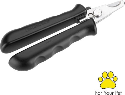 Tweezerman Large Nail Clippers for Dogs & Cats, Manual Professional Cat & Dog Nail Trimmer with Ergonomic Handle