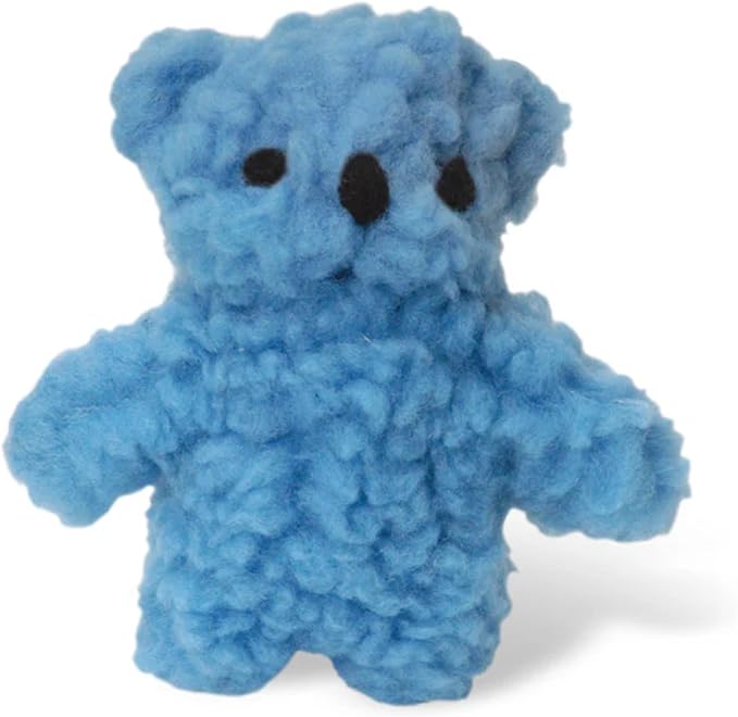 Jeffers Pet Plush Dog Toy with Squeaker, Fuzzy Bear 5" - Soft Crinkle Fabric, Safe & Durable, Healthy Fun for Small & Medium Dogs, Interactive Play, Fetch, Tug - Best Gift for Active Games