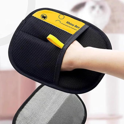 Pet Hair Removal Glove for Cats & Dogs, Pet Hair Remover Reusable Electrostatic Gloves, Efficient Pets Grooming Gloves, Efficient Remover for Couch, Carpet, Curtain, All Kinds of Fabrics (3)