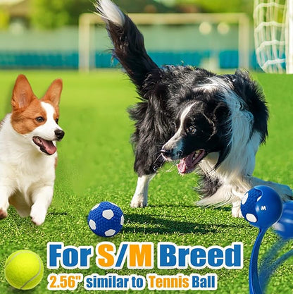 Soft Squeaky Dog Ball 2.56”, Latex Squeaky Dog Toys for Medium Dogs and Small Dogs to Fetch, Chase 3pcs for Small, Medium Breeds
