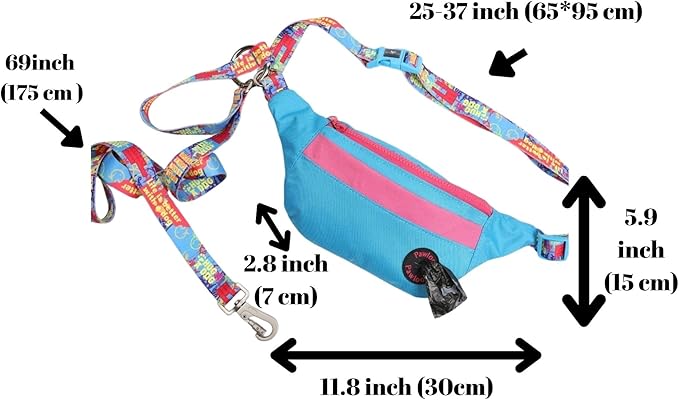 Pawlook Hands-Free Dog Walking Belt Bag