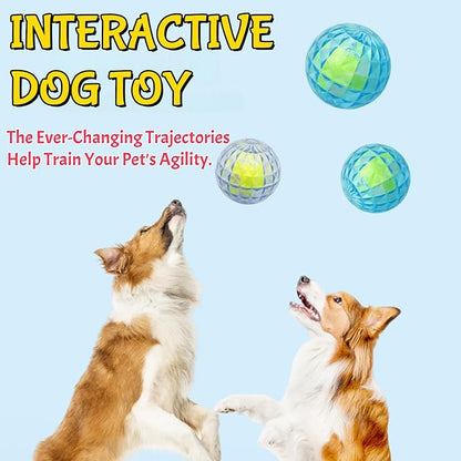 Squeaky Balls for Dogs, 3-Pack – Durable Dog Squeaky Toys, Interactive Tennis Balls for Small & Large Dogs, Pet Chew Toys for Aggressive Chewers, Giggle Ball Sound Toy for Puppy Play