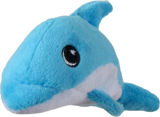 SmartPetLove Snuggle Puppy Tender-Tuffs Small Dog Toys - Dolphin Dog Toy for Small Breeds with Puncture Resistant Squeaker