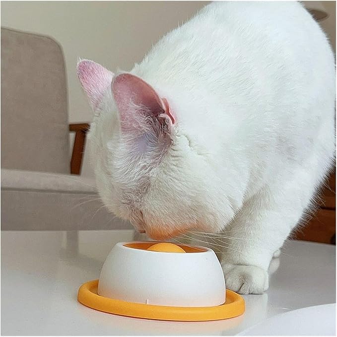 Slow Feeder Lick Mat Bowl - Interactive Anxiety Relief Food Dispenser for Dogs and Cats, Puppy Kitten Training(Blue for Dog)