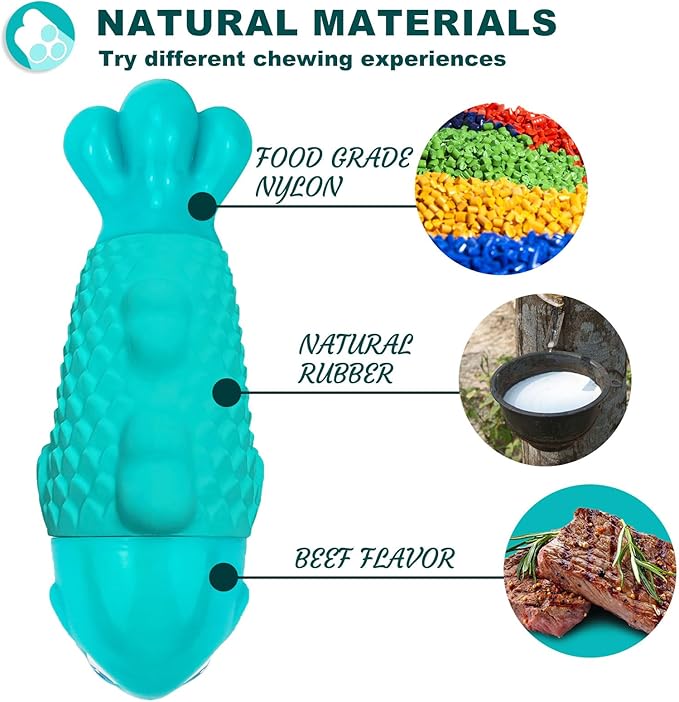 Dog Products Chew Toys, Squeaky Indestructible Dog Toys for Aggressive Chewers, Pet Supplies, Super Chewer, Heavy Duty
