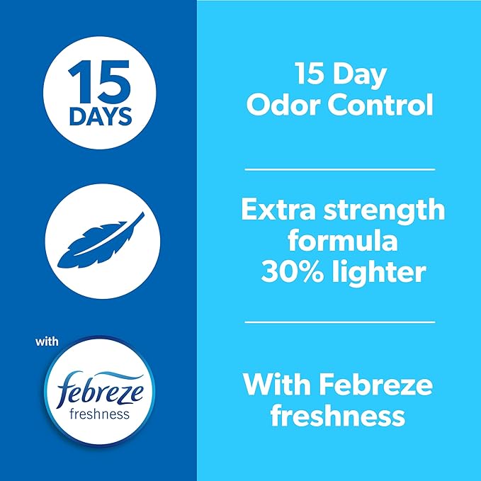Fresh Step Light Weight Clumping Litter, Extra Strength Formula With Febreze Freshness, 15.4 lb. Box (Package May Vary)