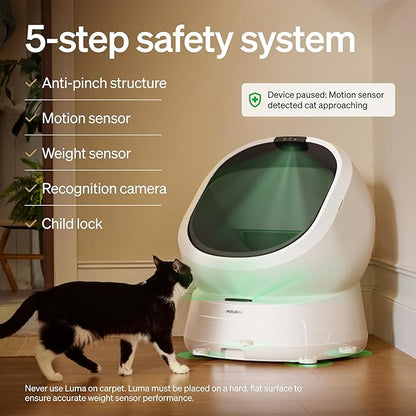 PETLIBRO Automatic Cat Litter Box Bundle with Accessories Kit, Open Top Self Cleaning Cat Litter Box with AI-Camera Waste Analysis, Odor Control, Multi-Cat Recognition, Usage Tracking & Safety Sensors