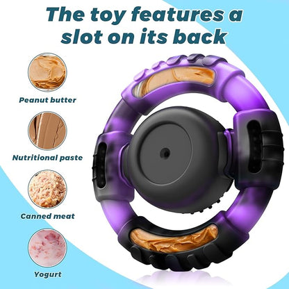 Tough Dog Toys for Aggressive Chewers, Indestructible Dog Toy for Large Dogs, Nylon Chew Toys for Medium Large Breed, Interactive Dog Toys to Keep Them Busy, Dog Birthday