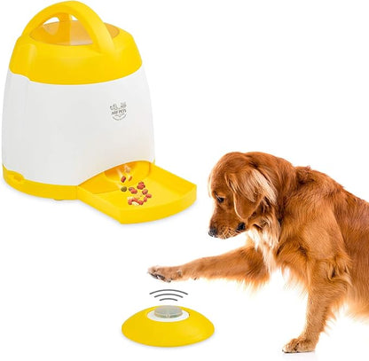 Arf Pets Dog Treat Dispenser with Remote Button – Dog Memory Training Activity Toy – Treat While Train, Promotes Exercise by Rewards, Improves Memory & Positive Training for A Healthier & Happier Pet